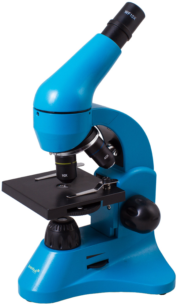 Микроскоп Levenhuk Rainbow 50L Azure\\Лазурь