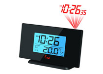 Часы проекционные Еа2 Black BL506, с термометром