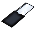 Лупа-закладка Kenko Premium 3х, 41x73 мм, с чехлом со стопором, черная (KLT-015)