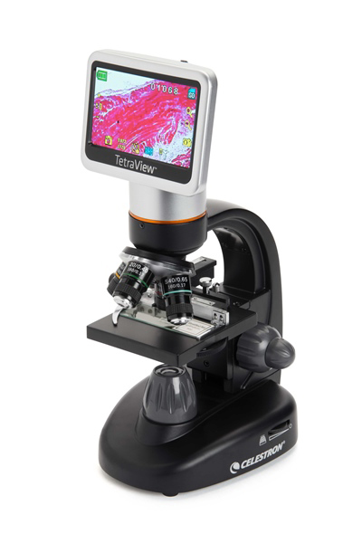 Микроскоп цифровой Celestron с LCD-экраном TetraView картинка