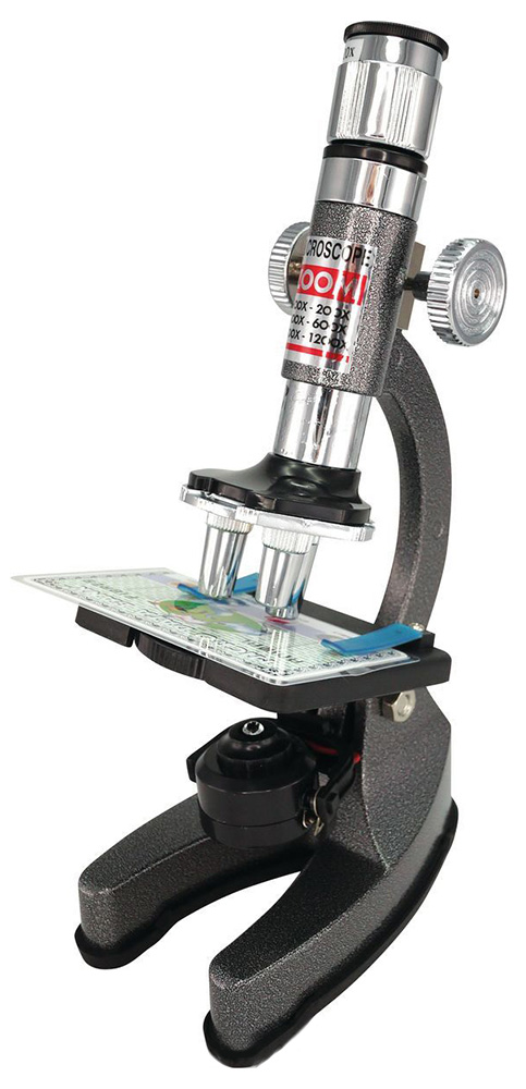 Микроскоп игрушечный EDU-TOYS 100–1200x, в кейсе (MS911) картинка
