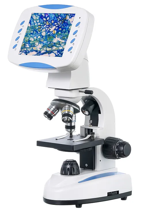 Микроскоп цифровой Levenhuk D80L LCD, монокулярный картинка
