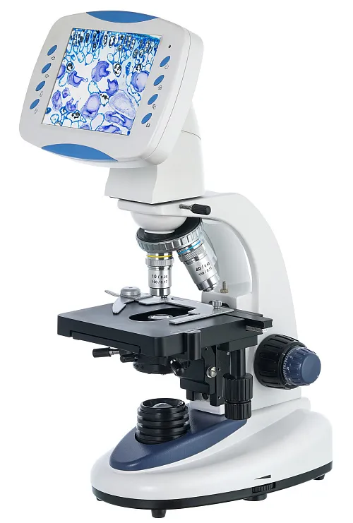 Микроскоп цифровой Levenhuk D90L LCD, монокулярный картинка