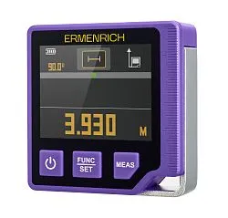 Цифровой уровень с лазерной рулеткой («3 в 1») Ermenrich Verk LQ60