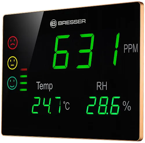 Гигрометр Bresser Air Quality Smile XXL с датчиком CO2 картинка