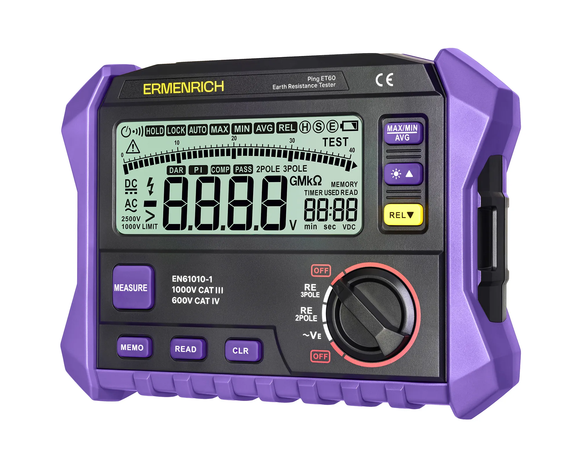 Тестер заземления Ermenrich Ping ET60