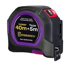 Рулетка с лазерным дальномером Ermenrich Reel SLR545 PRO