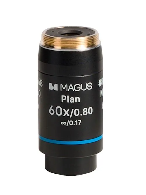 Объектив MAGUS 60PL60 Plan 60х/0,80 ∞/0,17 H60 мм картинка