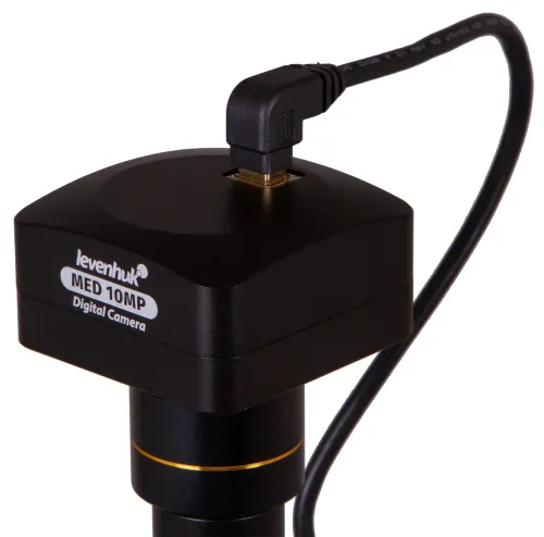 Микроскоп цифровой Levenhuk MED D35T, тринокулярный картинка