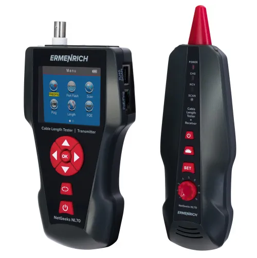 Измеритель длины кабеля Ermenrich NetGeeks NL70 фото