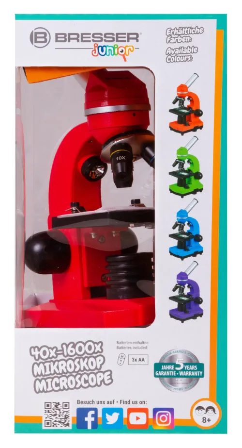 Микроскоп Bresser Junior Biolux SEL 40–1600x картинка