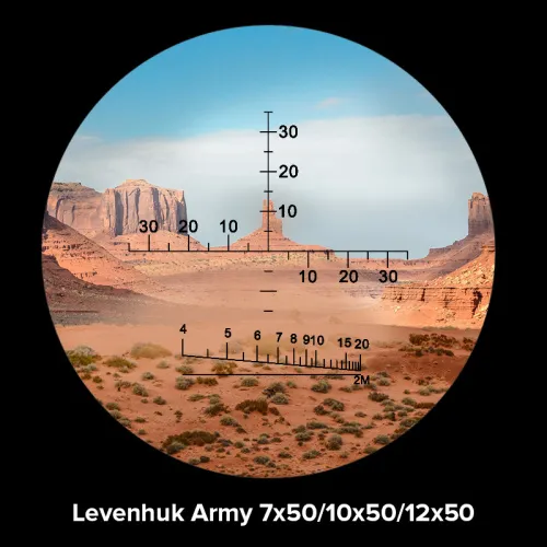 Бинокль Levenhuk Army 12x50 с сеткой фото