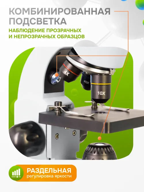 Микроскоп Levenhuk Rainbow 50L PLUS фото