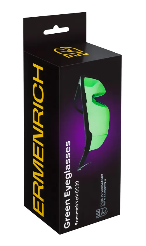 Очки лазерные Ermenrich Verk GG30, зеленые картинка