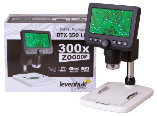 Микроскоп цифровой Levenhuk DTX 350 LCD фото