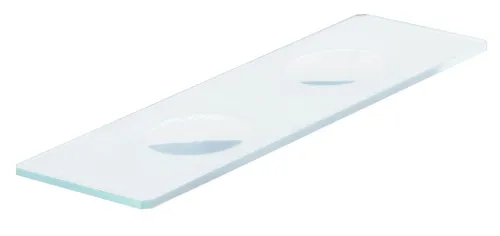 Стекла предметные с двумя лунками Levenhuk G50 2H, 50 шт. изображение