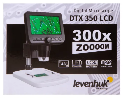 Микроскоп цифровой Levenhuk DTX 350 LCD изображение
