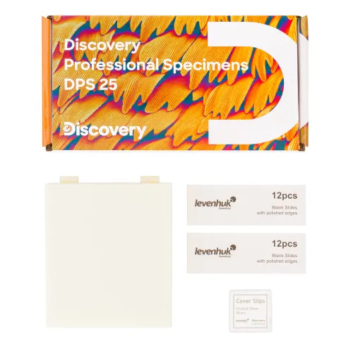 Набор микропрепаратов Levenhuk Discovery Prof DPS 25. «Биология, Птицы и др.» фото