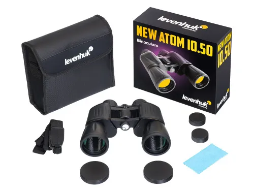 Бинокль Levenhuk New Atom 10x50 фото