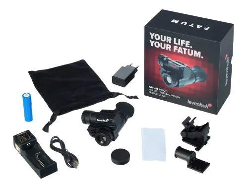 Монокуляр тепловизионный Levenhuk Fatum TVM20 Helmet, с креплением на шлем изображение