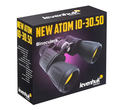 Бинокль Levenhuk New Atom 10–30x50 картинка