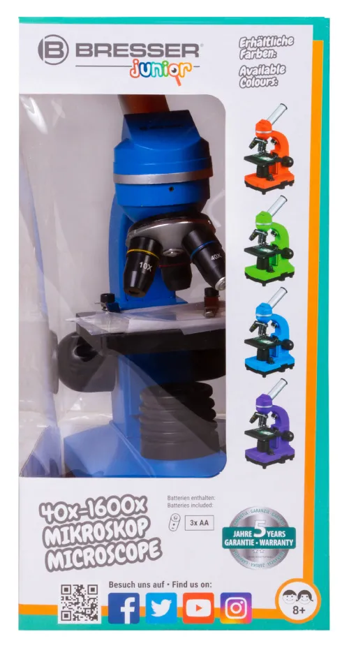 Микроскоп Bresser Junior Biolux SEL 40–1600x картинка