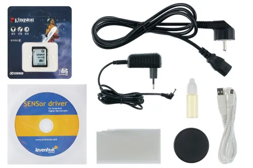 Микроскоп цифровой Levenhuk D90L LCD, монокулярный фотография