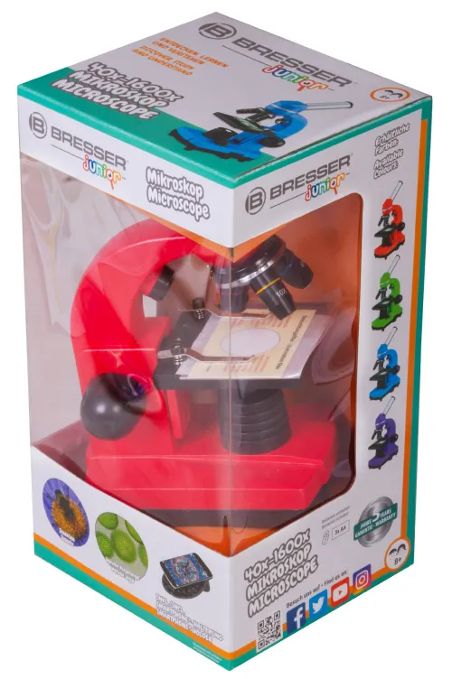 Микроскоп Bresser Junior Biolux SEL 40–1600x фотография