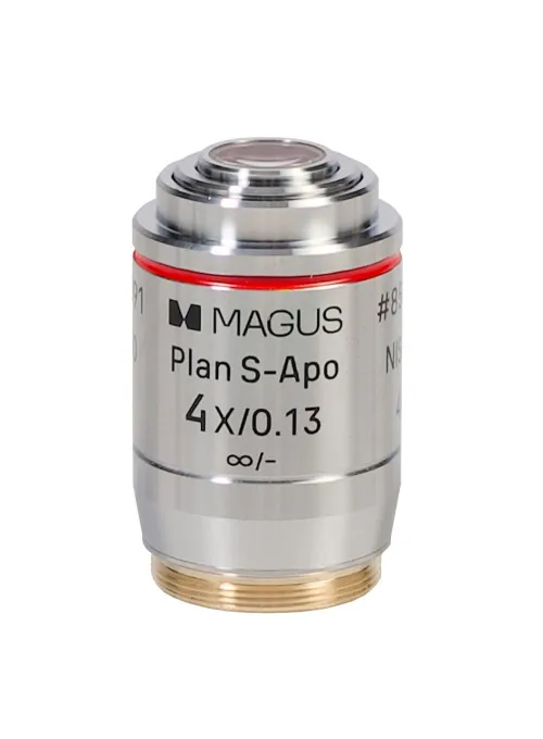 Набор объективов люминесцентных MAGUS FL S-APO60 PlanF S-Apo 4х/10х/20х/40х/100х ми ∞/0,17 H60 мм фотография