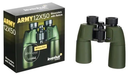Бинокль Levenhuk Army 12x50 с сеткой изображение