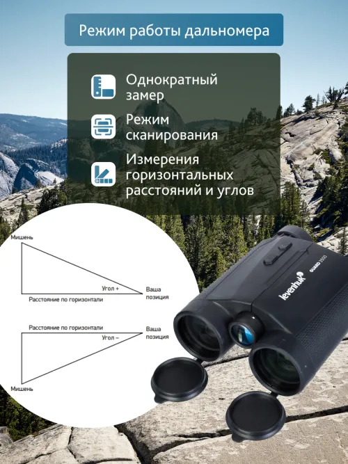 Бинокль с дальномером Levenhuk Guard 3500 картинка