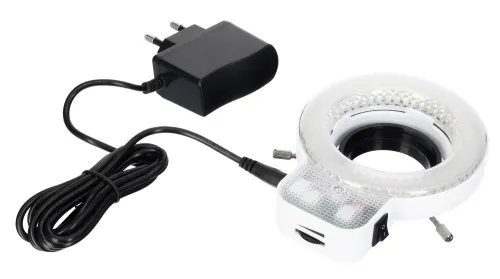 Осветитель кольцевой Levenhuk LED 144, с адаптером и резьбой изображение