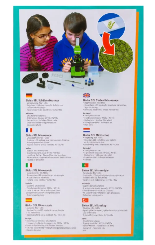 Микроскоп Bresser Junior Biolux SEL 40–1600x картинка