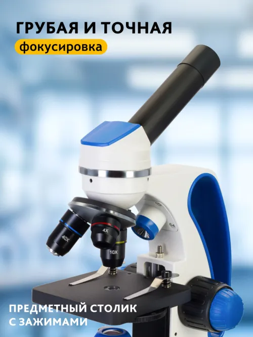 Микроскоп Levenhuk Discovery Pico с книгой фотография