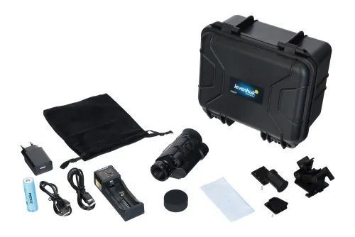 Монокуляр цифровой ночного видения Levenhuk Halo NVM50 Helmet, с креплением на шлем фото