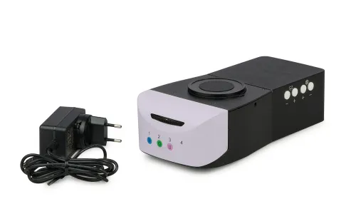 Насадка эпи-люминесцентная моторизованная MAGUS Epi-FL04M LED, блоки люминесцентных фильтров B/G/UV фотография