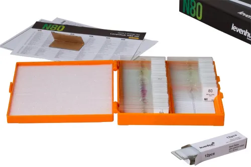 Набор микропрепаратов Levenhuk N80 NG «Увидеть все!» изображение