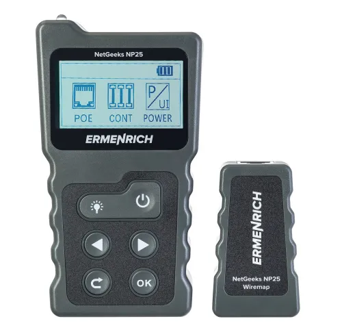 Кабельный PoE-тестер Ermenrich NetGeeks NP25 фотография