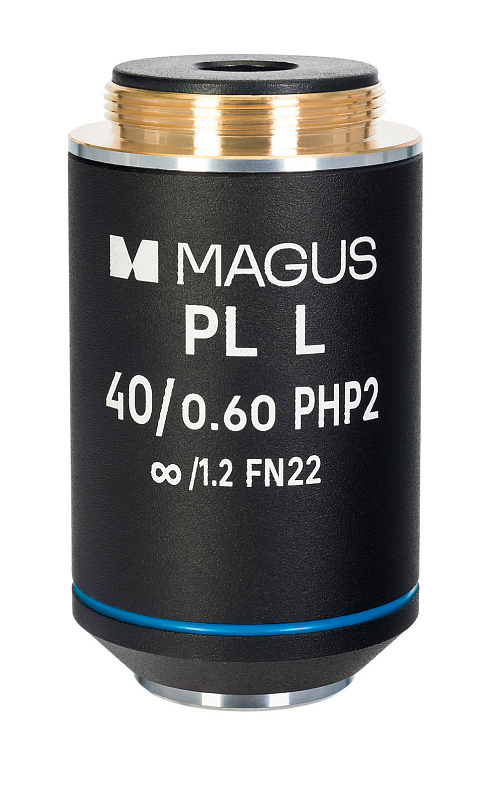 Объектив MAGUS 40HP 40х/0,60 Plan L фазовый PHP2 ∞/1,2 WD 3,5 мм картинка