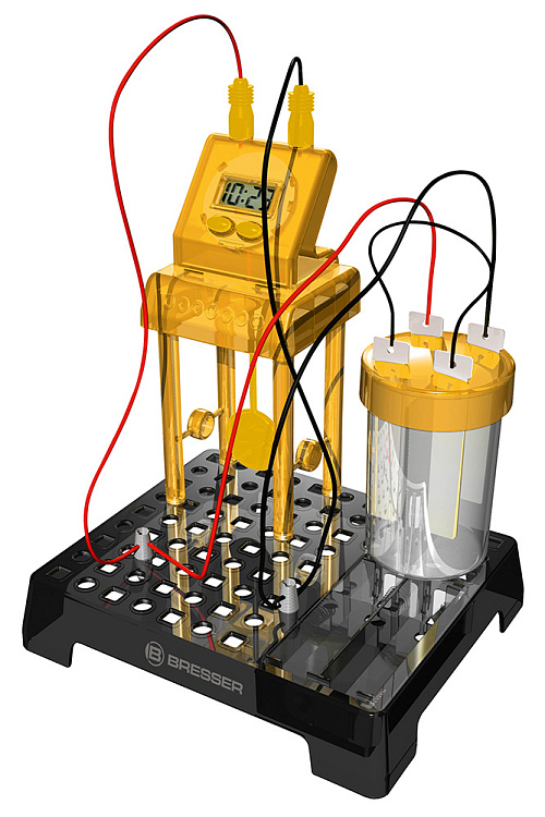 Набор для экспериментов Bresser Junior «Часы на жидкостном аккумуляторе» картинка
