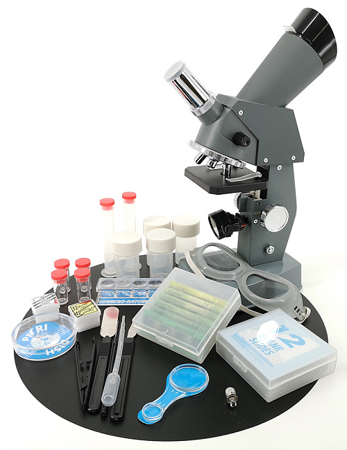 Микроскоп игрушечный EDU-TOYS 100x, 300x, 1000x картинка
