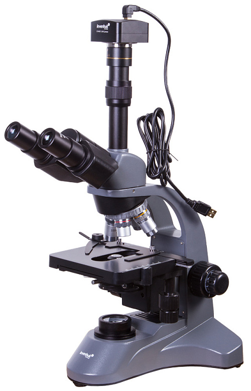 Микроскоп цифровой Levenhuk D740T, 5,1 Мпикс, тринокулярный картинка