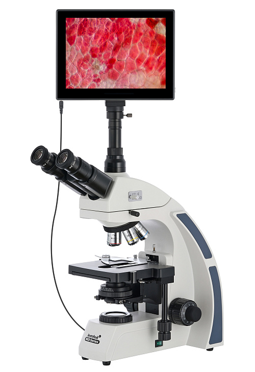 Микроскоп цифровой Levenhuk MED D40T LCD, тринокулярный картинка