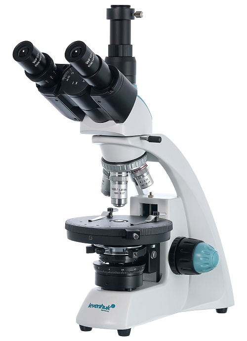 Микроскоп поляризационный Levenhuk 500T POL, тринокулярный картинка