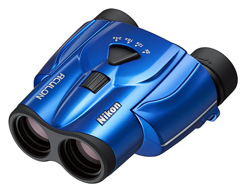 Бинокль Nikon Aculon T11 8–24x25 Zoom, синий картинка