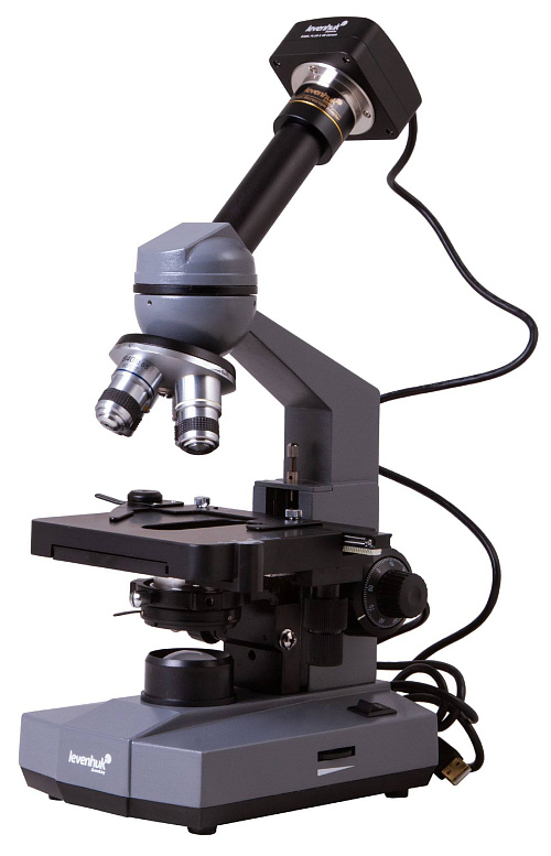 Микроскоп цифровой Levenhuk D320L PLUS, 3,1 Мпикс, монокулярный картинка