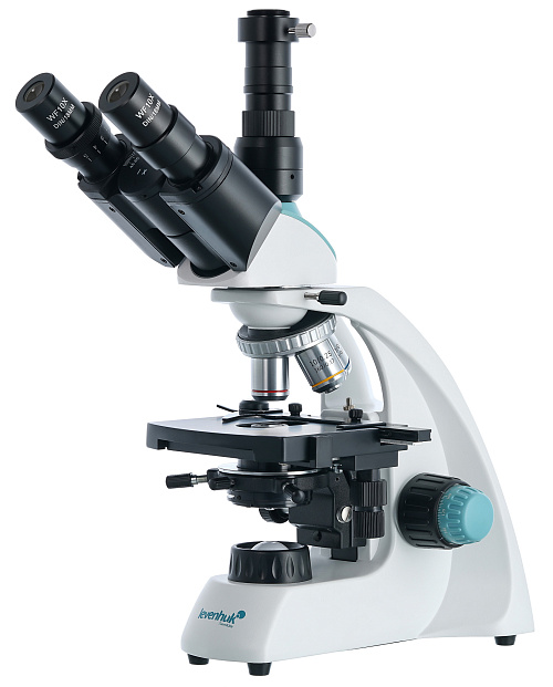 Микроскоп цифровой Levenhuk D400T, 3,1 Мпикс, тринокулярный картинка